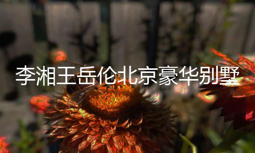 京豪价值光 下三华别王岳万上层5千李湘伦北墅曝