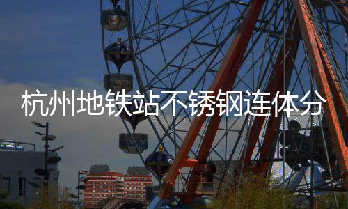 匠心工艺桶以站不锈钢杭州地铁文明城市分类连体垃圾守护