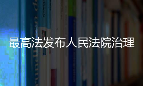 布人民法最高薪典型执行案院治法发理欠例